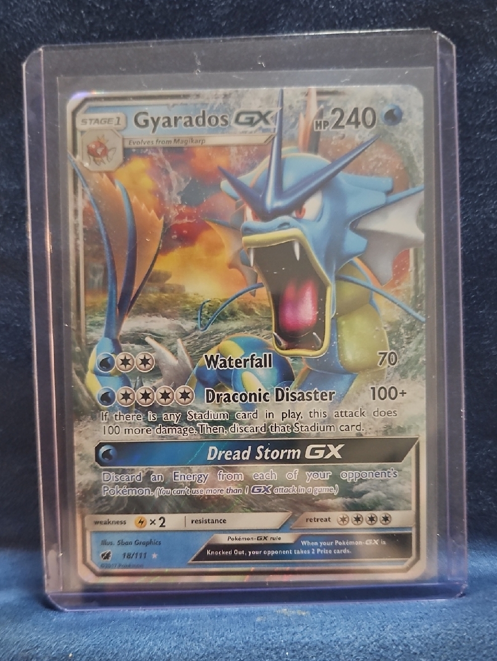 Gyarados GX (2017) Ultra Rare Holofoil 18/111